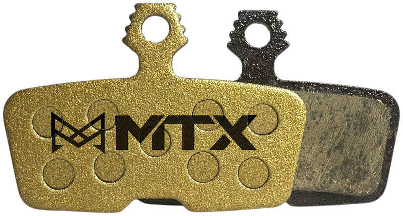 Load image into Gallery viewer, MTX Gold Label HD Disc Brake Pads - Ceramic/Kevlar Compound SRAM Code / Motive / DB 4-Piston Single Set
