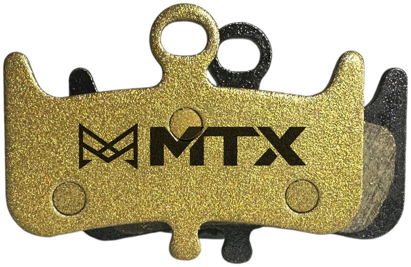 Load image into Gallery viewer, MTX Gold Label HD Disc Brake Pads - Ceramic/Kevlar Compound Dominion A4 T4 4-Piston Single Set
