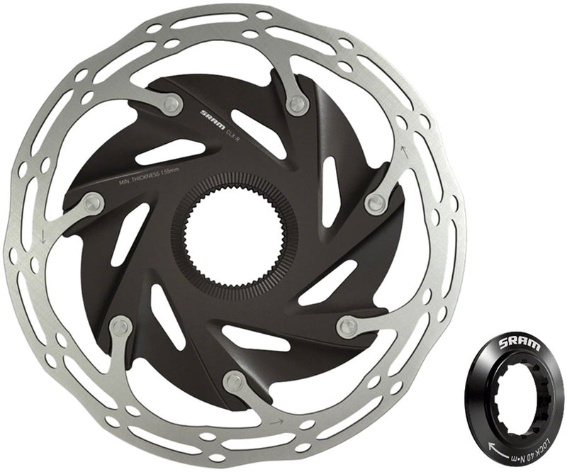 Load image into Gallery viewer, SRAM CenterLine XR Disc Brake Rotor - 140mm Center Lock 1.85mm Includes Internal Tooled Lockring
