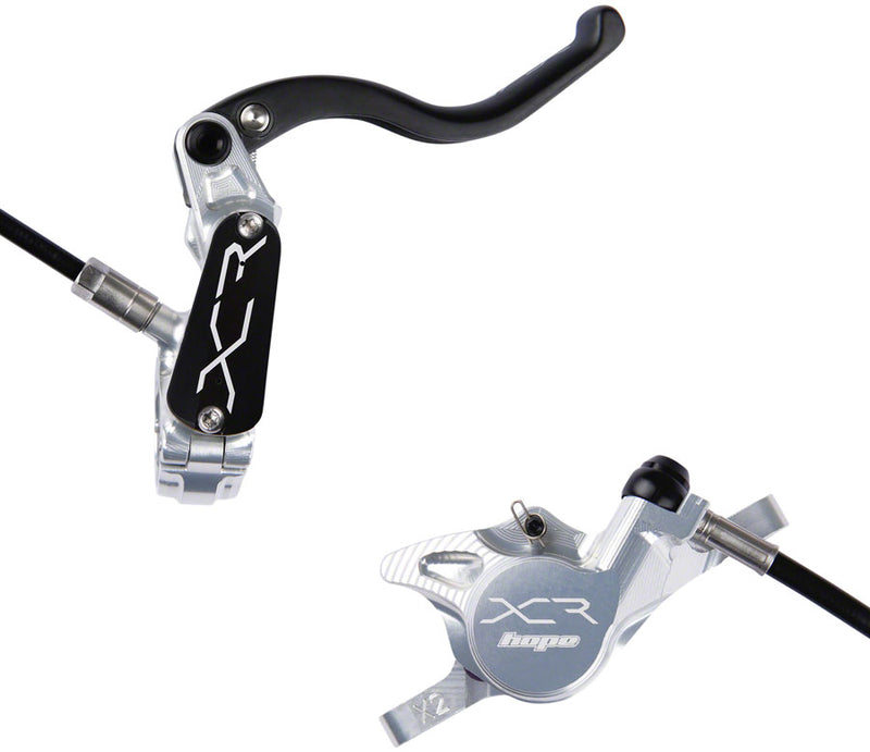 Load image into Gallery viewer, Hope XCR Pro X2 Disc Brake and Lever Set - Rear Hydraulic Post Mount Silver
