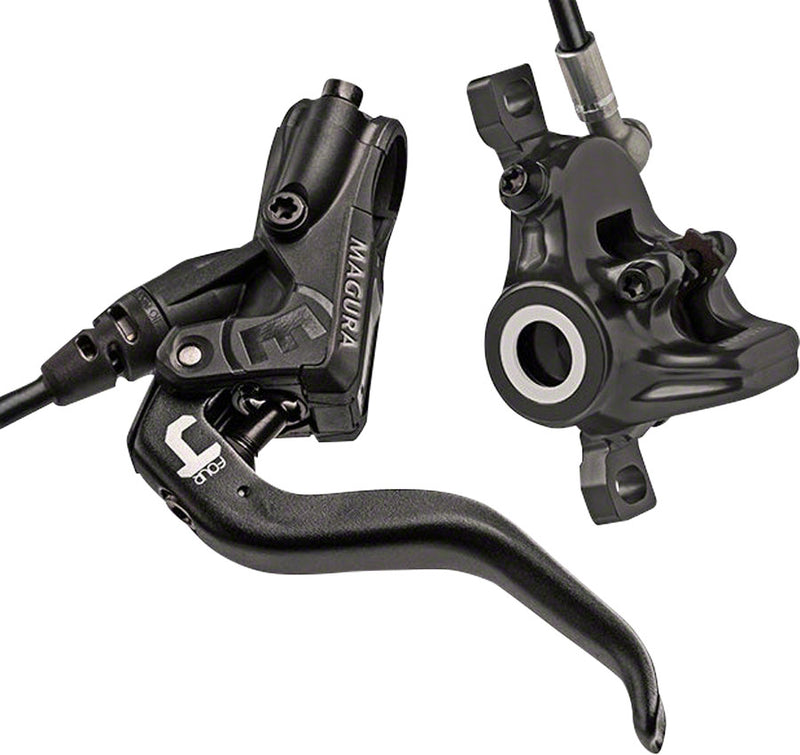 Load image into Gallery viewer, Magura MT4 Disc Brake and Lever - Front or Rear Hydraulic Post Mount Black
