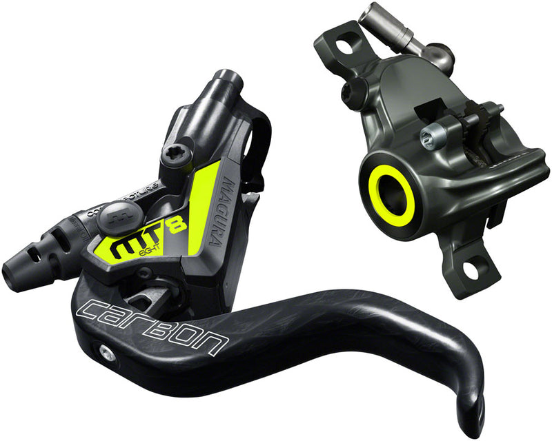 Load image into Gallery viewer, Magura MT8 SL Disc Brake Lever - Front Rear Hydraulic Post Mount Gray/YLW
