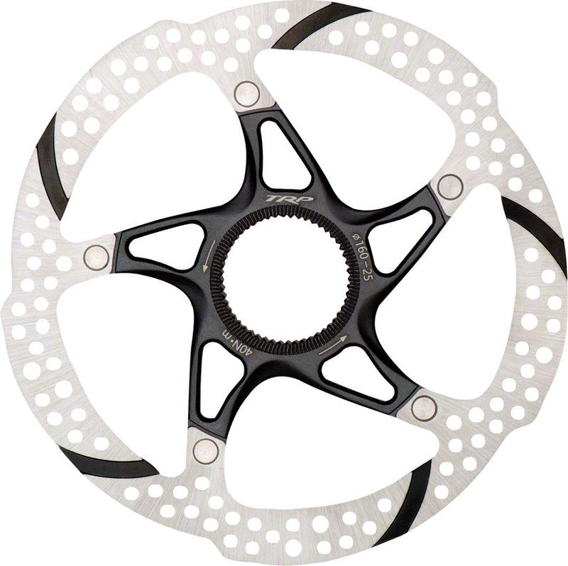 Load image into Gallery viewer, TRP-25 Disc Brake Rotor - 203mm Center Lock 1.8mm Silver/Black
