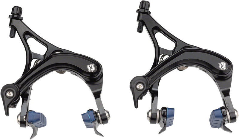 Load image into Gallery viewer, Velo Orange Grand Cru Long Reach Brake Set - Front and Rear Dual Pivot Black
