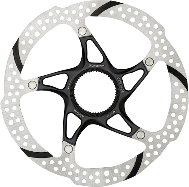 Load image into Gallery viewer, TRP-25 Disc Brake Rotor - 160mm Center Lock 1.8mm Silver/Black
