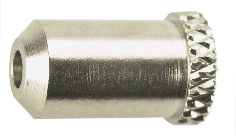 Load image into Gallery viewer, Jagwire 5mm Steel Housing Stop Chrome Bag of 50
