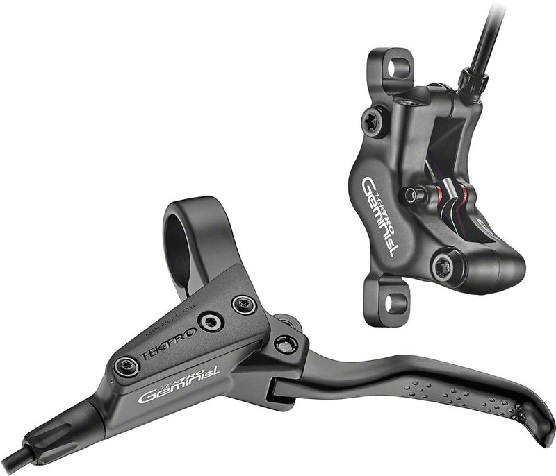 Load image into Gallery viewer, Tektro HD-M535 Disc Brake and Lever - Front Hydraulic Post Mount Black
