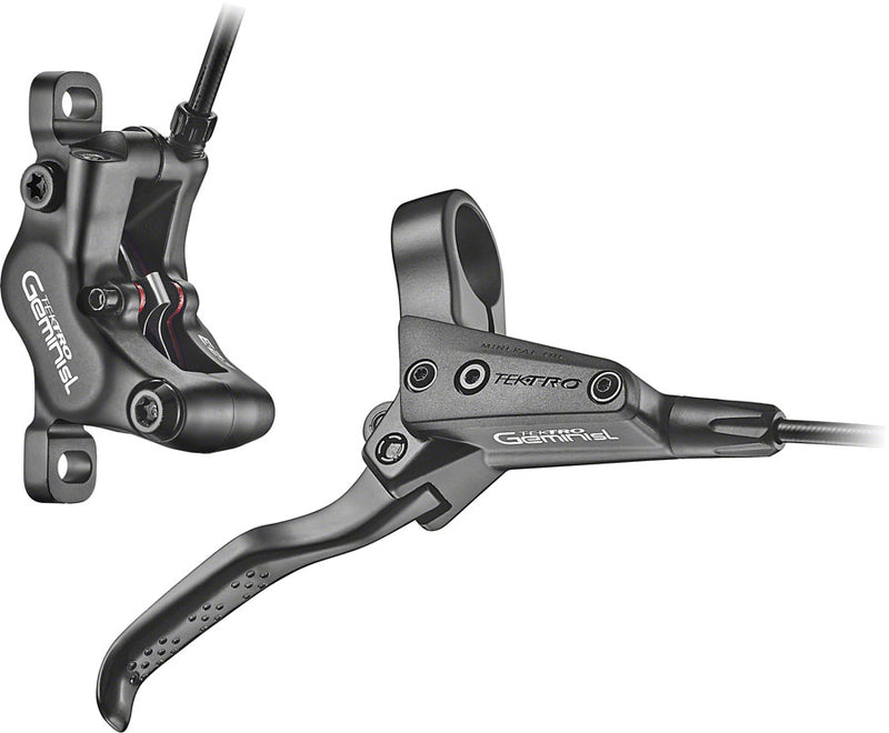 Load image into Gallery viewer, Tektro HD-M535 Disc Brake and Lever - Rear Hydraulic Post Mount Black
