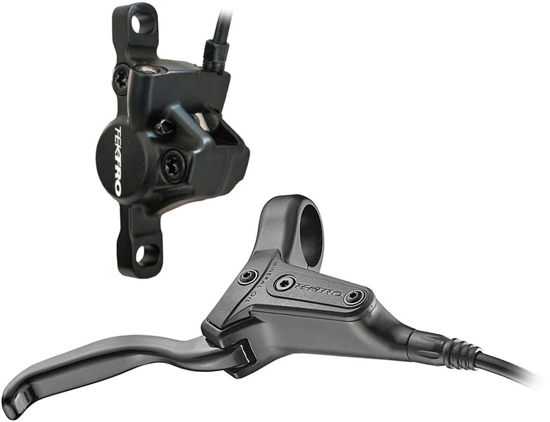 Load image into Gallery viewer, Tektro HD-J285 Junior Disc Brake and Lever - Rear Hydraulic Post Mount Black
