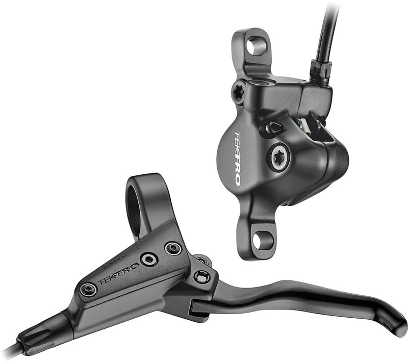 Load image into Gallery viewer, Tektro HD-T280 Disc Brake and Lever - Front Hydraulic Post Mount Black
