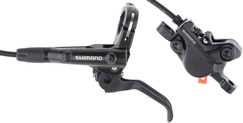 Load image into Gallery viewer, Shimano BR-MT500 Disc Brake BL-MT501 Lever - Front Hydraulic 2-Piston Post Mount BLK
