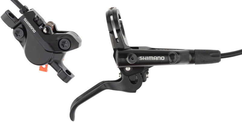 Load image into Gallery viewer, Shimano BR-MT500 Disc Brake BL-MT501 Lever - Rear Hydraulic 2-Piston Post Mount BLK
