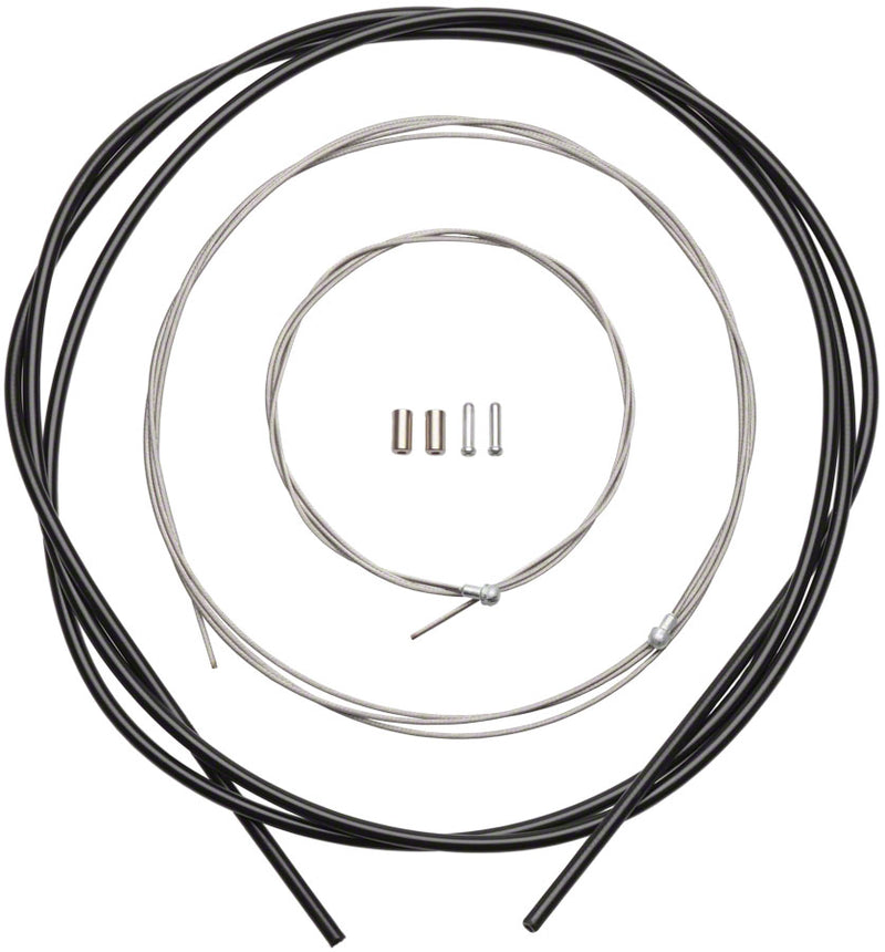 Load image into Gallery viewer, Shimano Road Stainless Brake Cable and Housing Set Black

