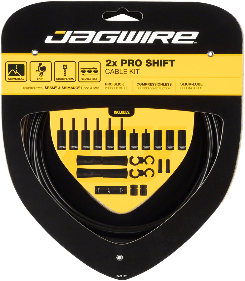 Load image into Gallery viewer, Jagwire Pro Shift Kit Road/Mountain SRAM/Shimano Black
