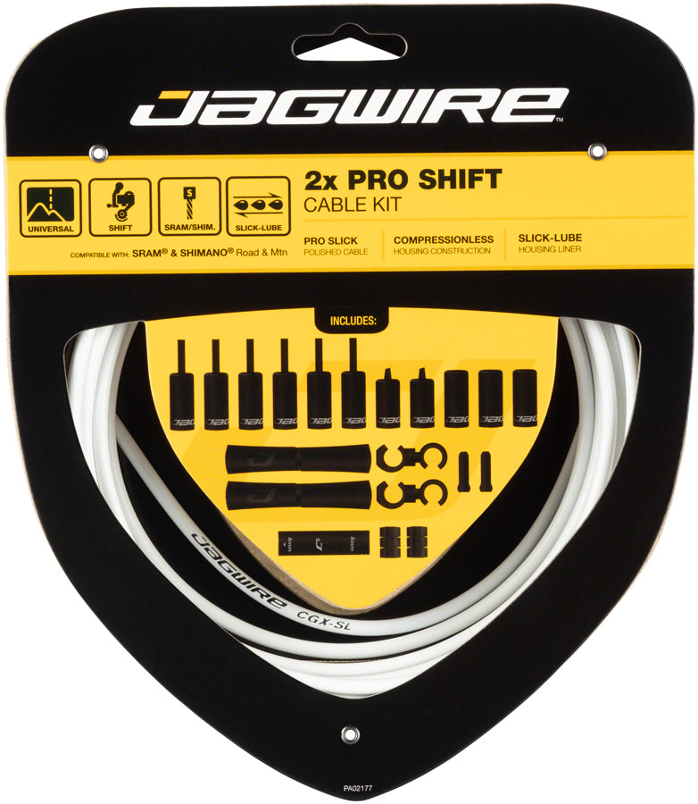 Load image into Gallery viewer, Jagwire Pro Shift Kit Road/Mountain SRAM/Shimano White
