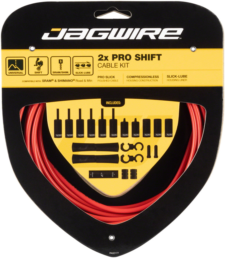 Load image into Gallery viewer, Jagwire Pro Shift Kit Road/Mountain SRAM/Shimano Red
