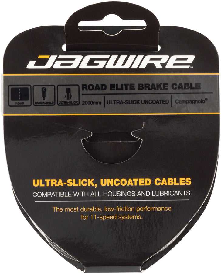 Load image into Gallery viewer, Jagwire Elite Ultra-Slick Brake Cable 1.5x2000mm Polished Slick Stainless Campagnolo
