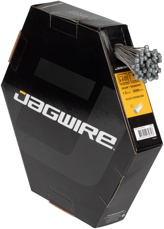 Load image into Gallery viewer, Jagwire Sport Brake Cable 1.5x2000mm Slick Stainless SRAM/Shimano MTB Box of 100
