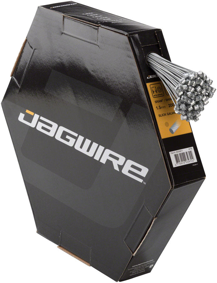 Load image into Gallery viewer, Jagwire Sport Brake Cable 1.5x2000mm Slick Galvanized SRAM/Shimano MTB Box of 100
