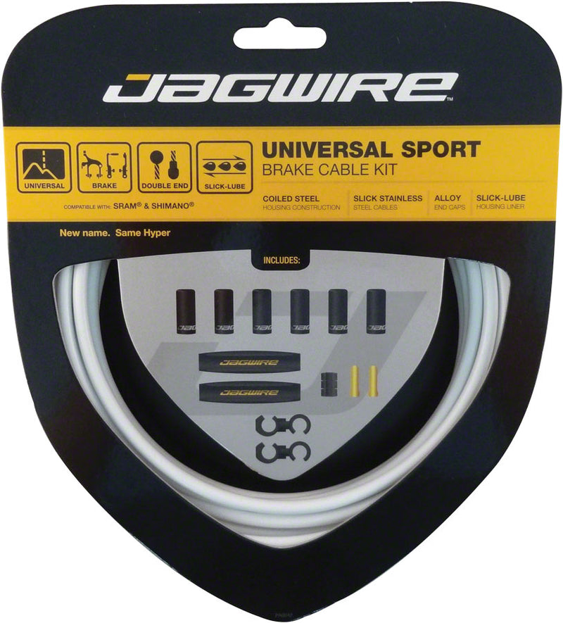 Load image into Gallery viewer, Jagwire Universal Sport Brake Cable Kit White
