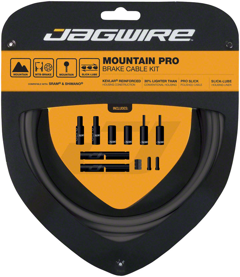 Load image into Gallery viewer, Jagwire Pro Brake Cable Kit Mountain SRAM/Shimano Ice Gray
