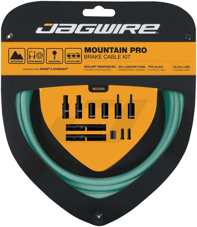 Load image into Gallery viewer, Jagwire Pro Brake Cable Kit Mountain SRAM/Shimano Bianchi Celeste
