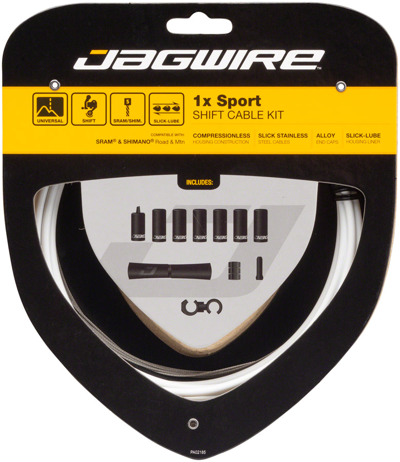 Load image into Gallery viewer, Jagwire 1x Sport Shift Cable Kit SRAM/Shimano White
