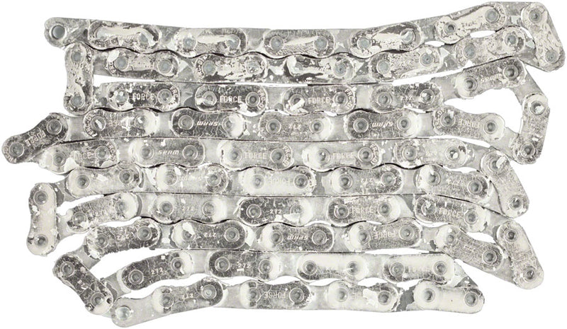 Load image into Gallery viewer, CeramicSpeed UFO Chain - Optimized SRAM AXS 12-Speed Road Flattop 120 Links Teflon-Free Silver
