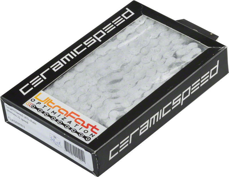 Load image into Gallery viewer, CeramicSpeed UFO Chain - KMC 11-Speed 116 Links Silver
