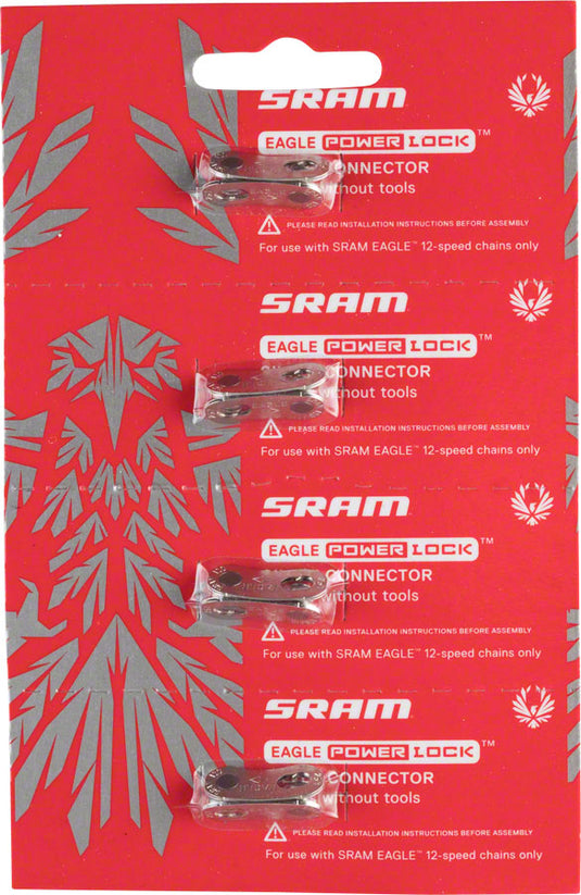 SRAM Eagle PowerLock Link for 12-Speed Chain Silver Card/4
