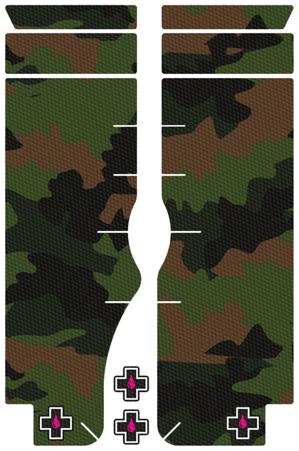 Load image into Gallery viewer, Muc-Off Fork Protection Kit - 8-Piece Kit Camo
