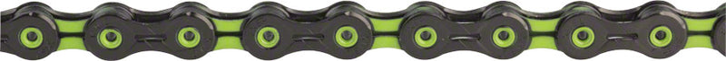 Load image into Gallery viewer, KMC DLC 11 Chain - 11-Speed 118 Links Black/Green
