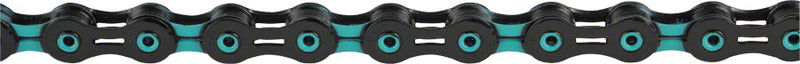 Load image into Gallery viewer, KMC DLC 11 Chain - 11-Speed 118 Links Black/Celeste
