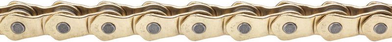 Load image into Gallery viewer, KMC HL1 Narrow Chain - Single Speed 3/32" 100 Links Half Link Chain Gold
