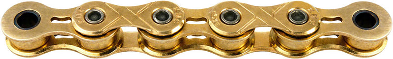Load image into Gallery viewer, KMC e101 eBike Chain - Single Speed 1/2" x 1/8" 112 Links Gold
