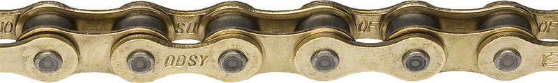 Load image into Gallery viewer, Odyssey Bluebird Chain - Single Speed 1/2" x 1/8" 112 Links Gold
