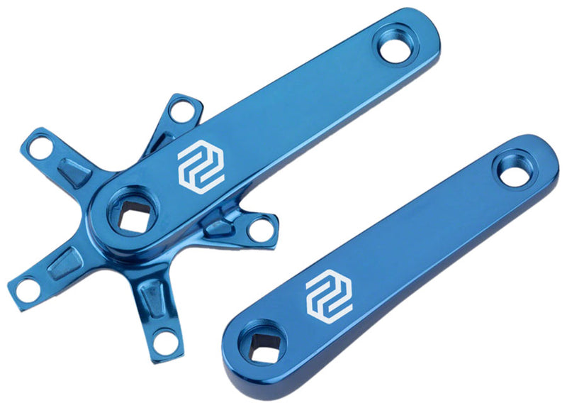 Load image into Gallery viewer, Promax SQ-1 Crank Arm Set - 170mm Square Taper JIS Spindle Interface 110mm BCD Blue
