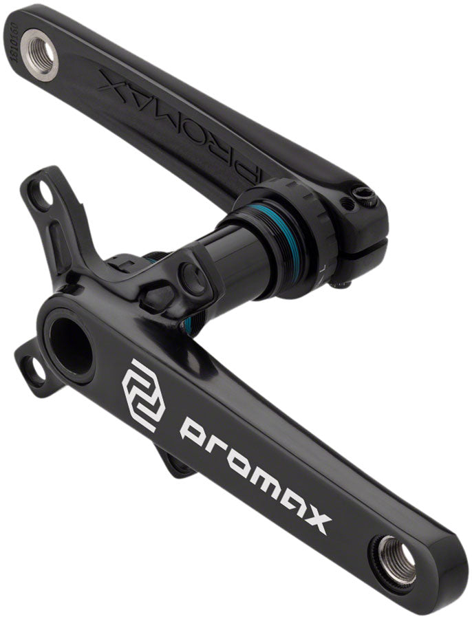 Load image into Gallery viewer, Promax CF-2 Crankset - 160mm 24mm Spindle 2-Piece 68mm English BB Included BLK
