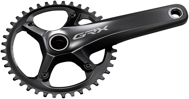 Load image into Gallery viewer, Shimano GRX FC-RX810-1 Crankset - 170mm 11-Speed 40t 110 BCD Hollowtech II Spindle Interface BLK
