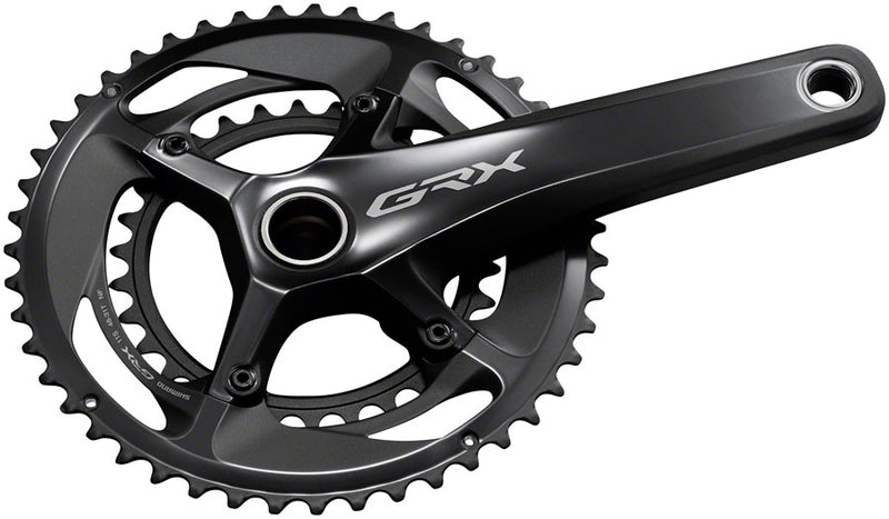 Load image into Gallery viewer, Shimano GRX FC-RX810-2 Crankset - 170mm 11-Speed 48/31t 110/80 BCD Hollowtech II Spindle Interface BLK
