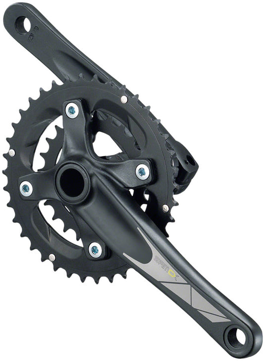 Samox TAF26 Crankset - 175mm 9-Speed 36/22t 104/64 BCD 24mm CrMo Crank Spindle BLK