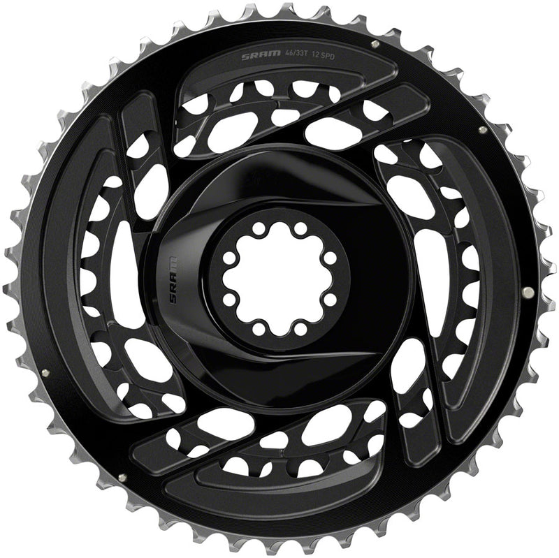 Load image into Gallery viewer, SRAM Force 2x Chainring Kit - 46/33t 2x12-Speed 8-Bolt Direct Mount Black D2
