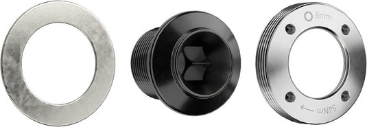 SRAM XX/XX SL Eagle T-Type Crank Arm Self-Extracting Bolt Kit - M18 / M30 Silver D1