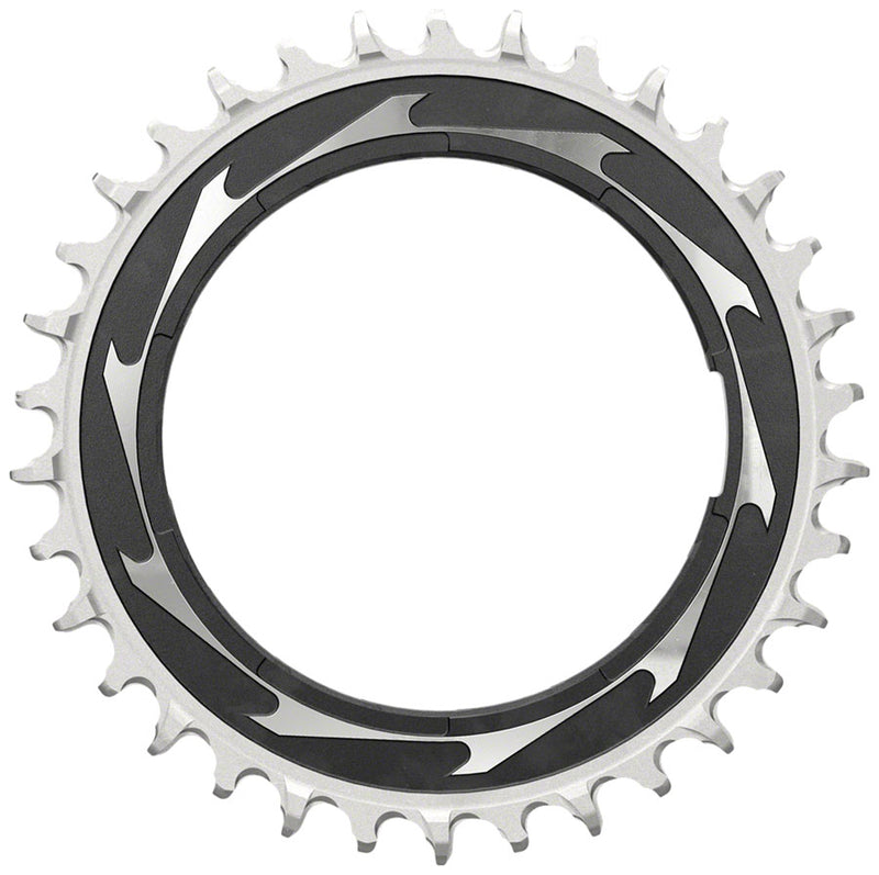 Load image into Gallery viewer, SRAM XX SL Eagle T-Type Thread Mount Chainring - 34t 12-Speed Thread Mount  For XX SL PM Spider 0mm Offset Aluminum BLK/Silver

