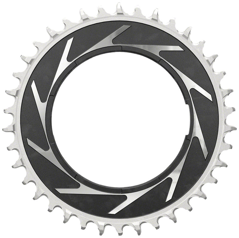 Load image into Gallery viewer, SRAM XX SL Eagle T-Type Thread Mount Chainring - 38t 12-Speed Thread Mount  For XX SL PM Spider 0mm Offset Aluminum BLK/Silver
