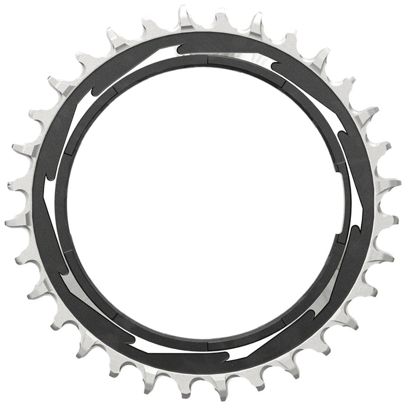 Load image into Gallery viewer, SRAM XX SL Eagle T-Type Thread Mount Chainring - 32t 12-Speed Thread Mount  For XX SL PM Spider 3mm Offset Aluminum BLK/Silver
