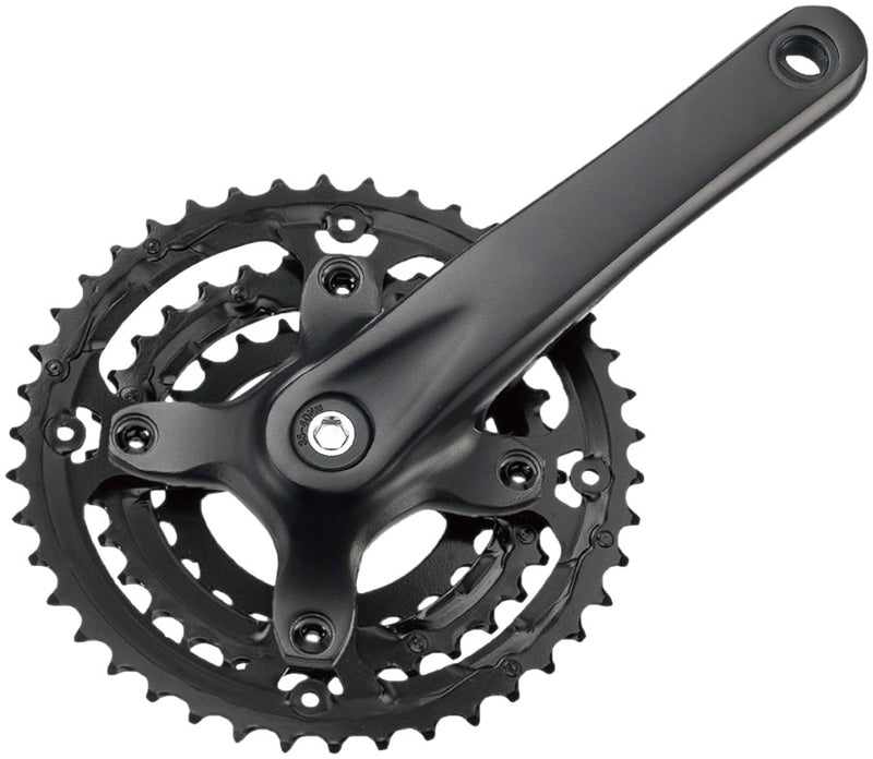 Load image into Gallery viewer, Samox AF29 Crankset - 170mm 9-Speed 48/36/26t 104/Riveted BCD JIS Square Taper Spindle Interface Spindle Bolts Sold Separate BLK
