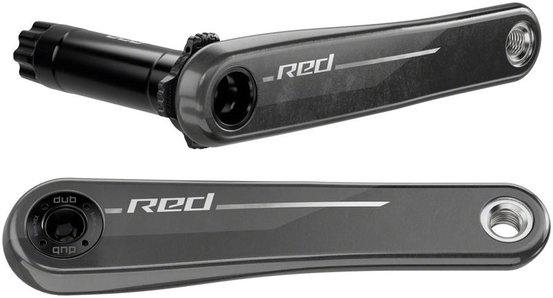 Load image into Gallery viewer, SRAM RED Crank Arm Assembly - 165mm 12-Speed 8-Bolt Direct Mount DUB Spindle Interface Natural Carbon E1
