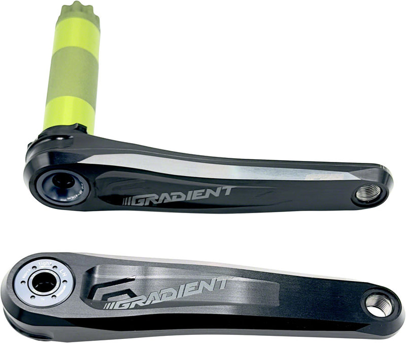 Load image into Gallery viewer, Full Speed Ahead Gradient Modular 1x Crankset - 165mm Fits Shimano SRAM 11/12-Speed Drivetrains 30mm BB392EVO Spindle BLK

