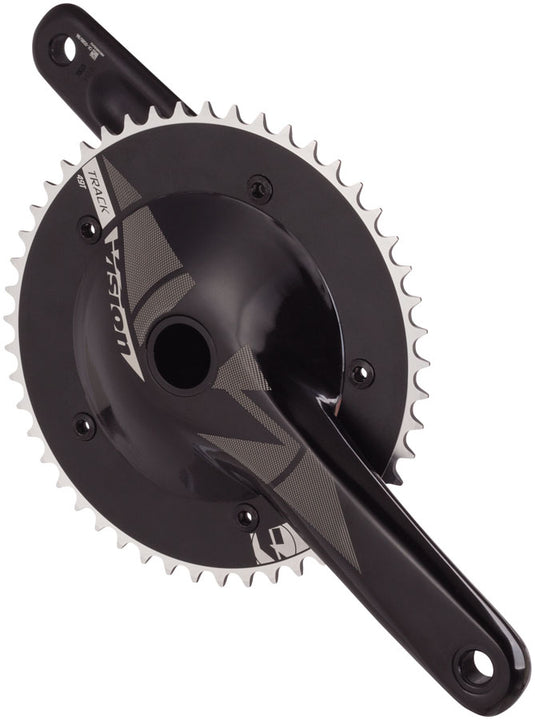 Vision NS Track Crankset 1x 49T Chainring 172.5mm Arm Length 144BCD 386EVO Spindle – BLK